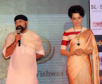  Kangana Ranaut and Home Minister Shinde at Rajjo Movie Audio Launch