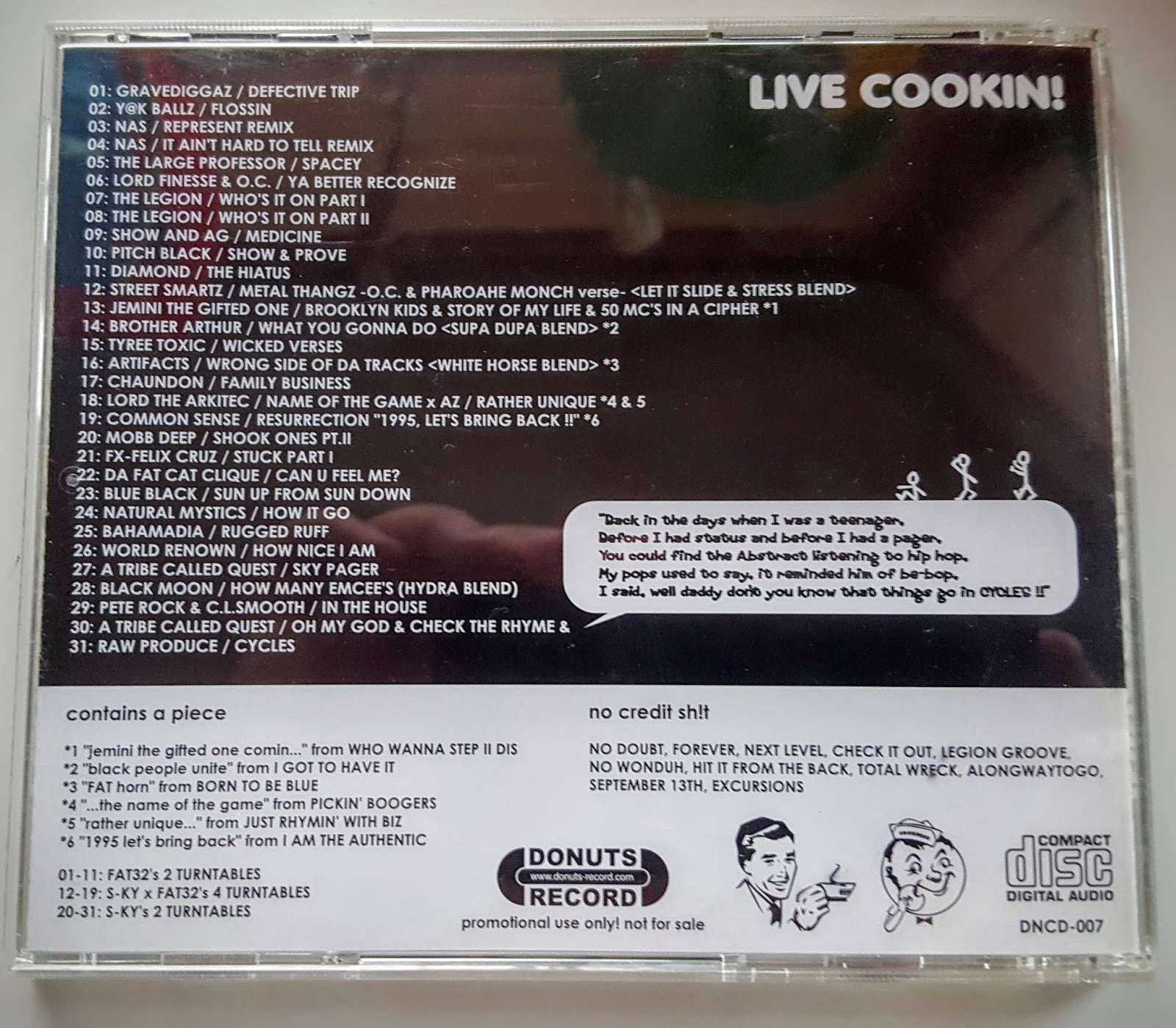 L e t T h e B r a i n z B l o G: Cookinjax (DJ S-Ky & Fat32) - Live Cookin!