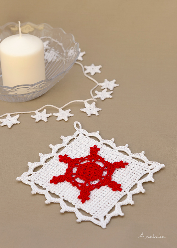 Christmas crochet decoration, Anabelia Craft Design
