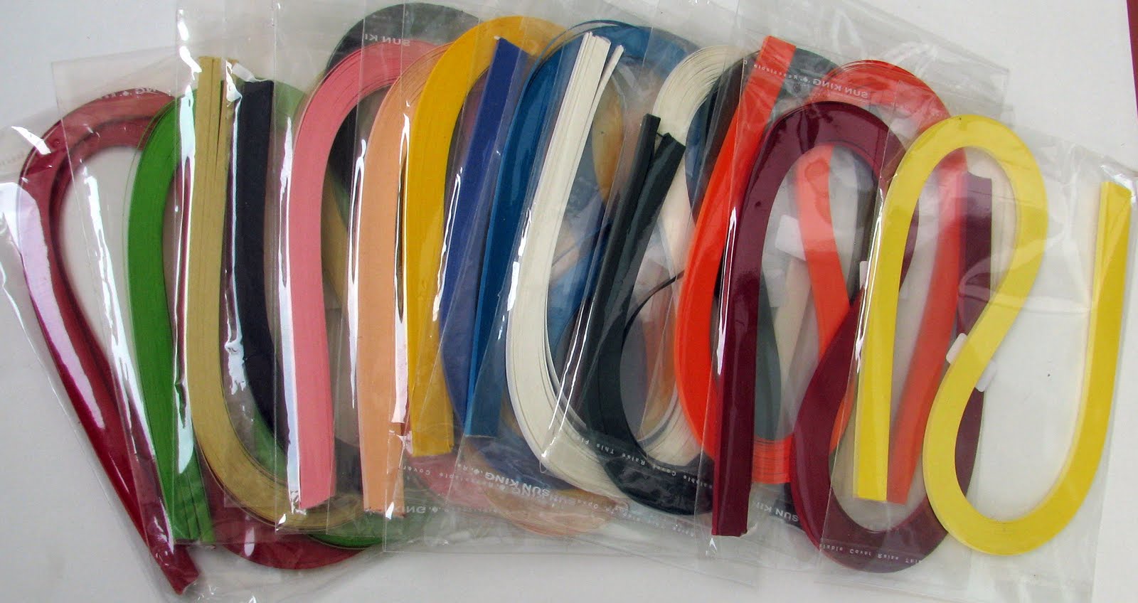 The Just For You Store! Single colour quilling strips pack