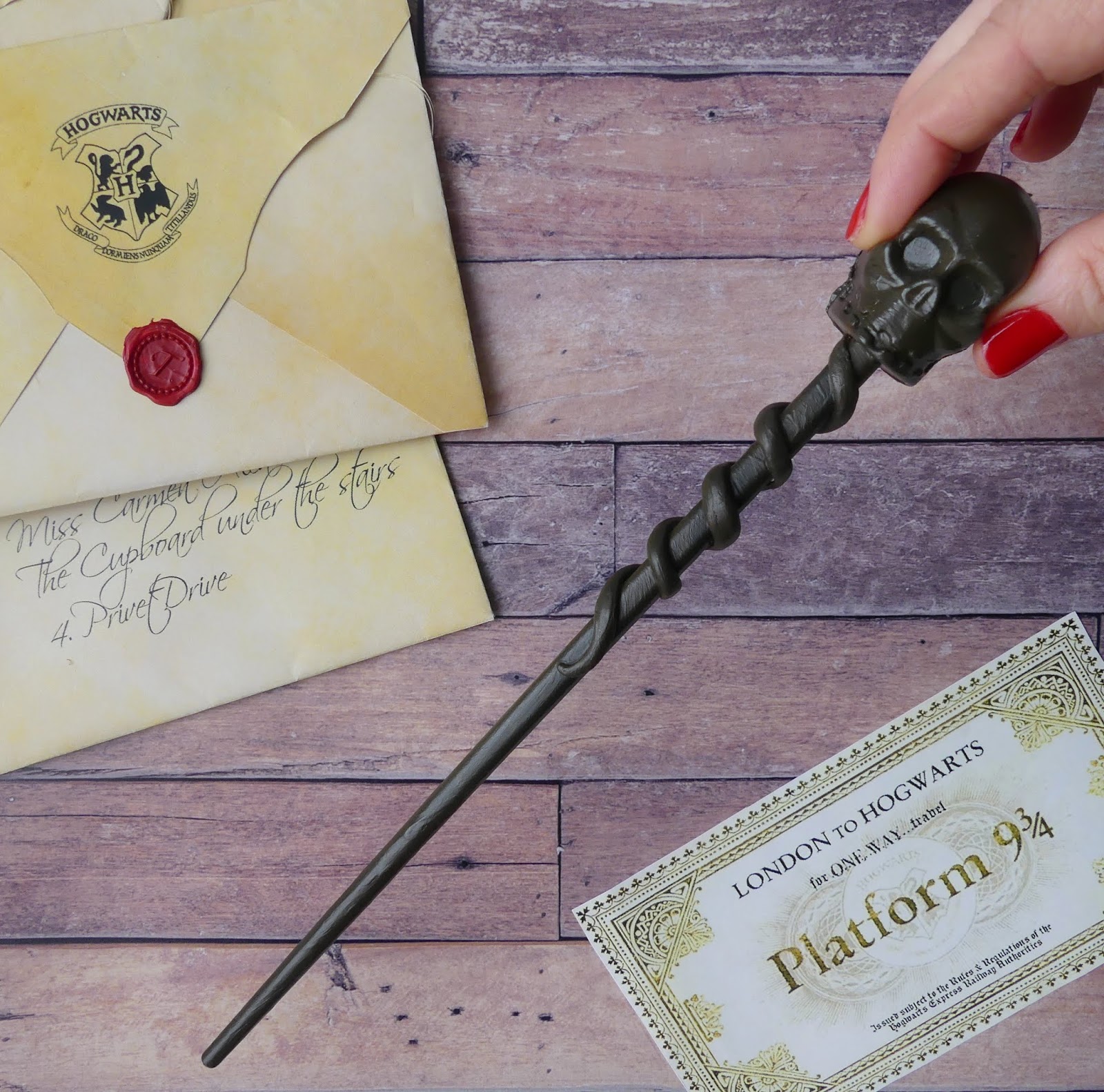 Patológico personalizado Borrar Fiesta diy de Harry Potter: cómo hacer una varita mágica - Miss Guala