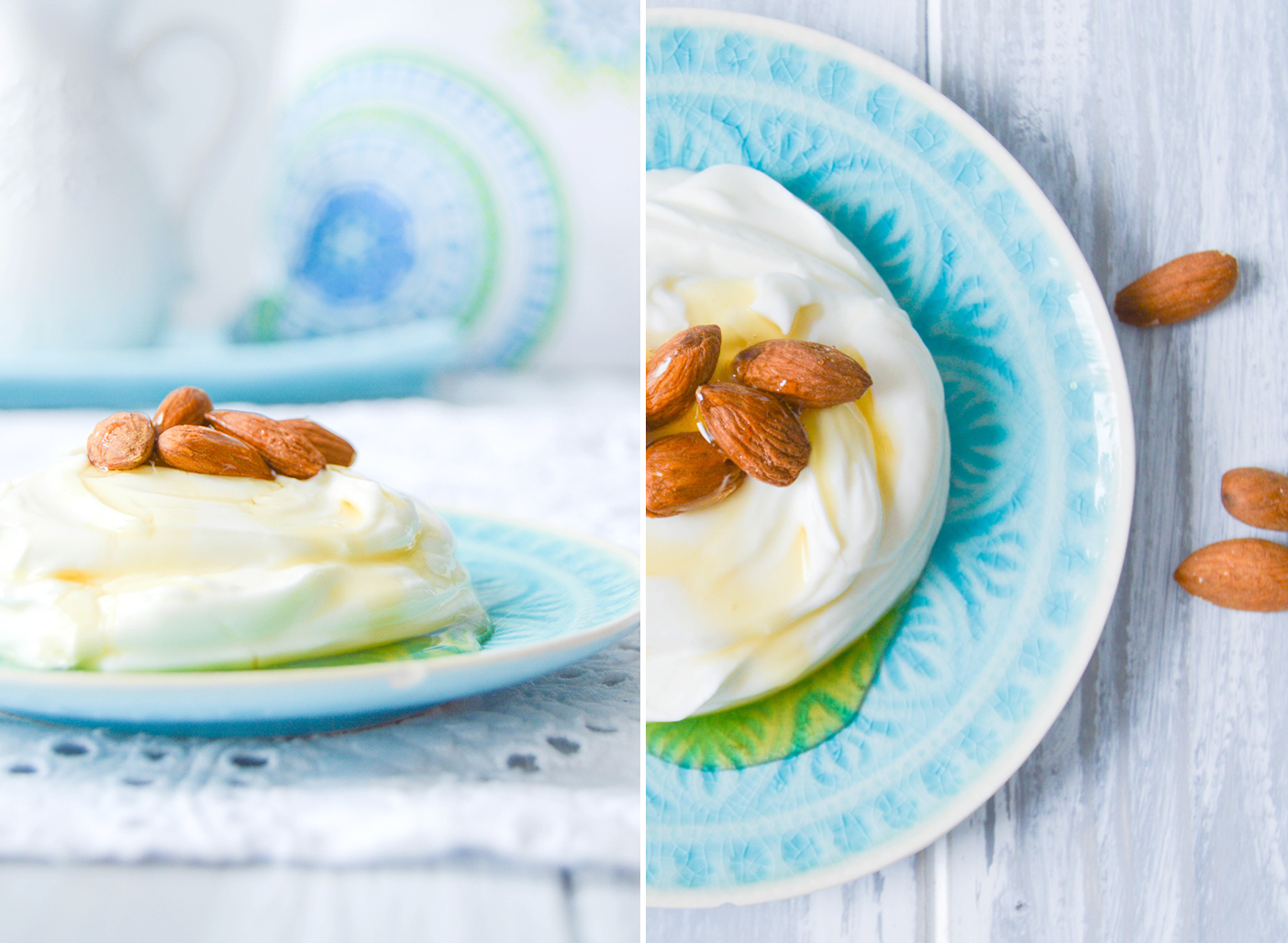 Dessert Joguhrt Honig Nuss Dessert Joguhrt Honig Nuss