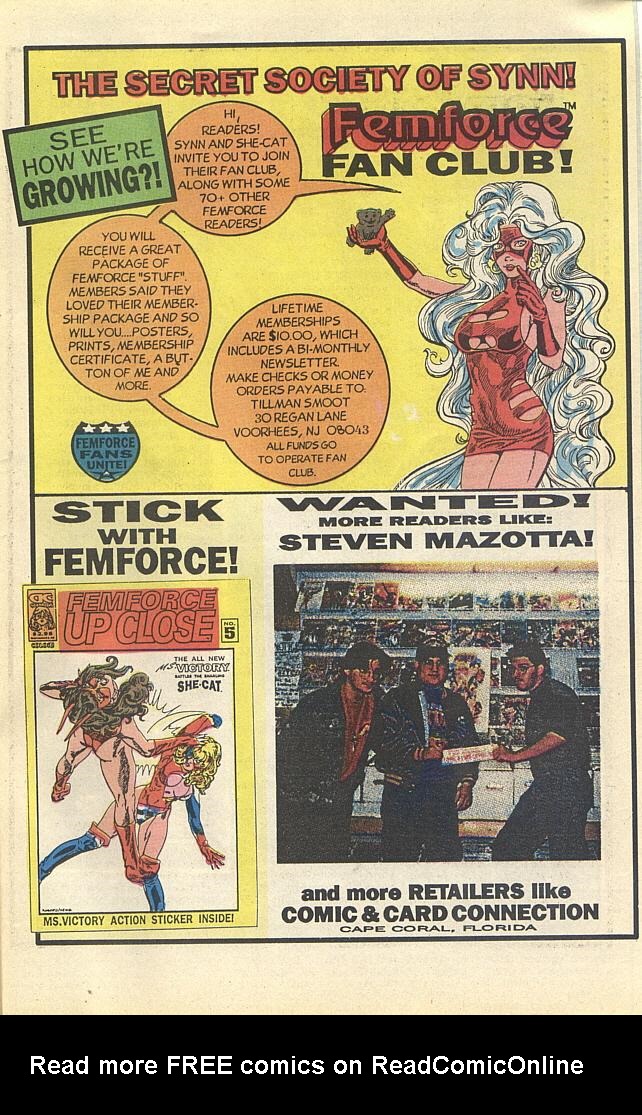 Read online Femforce comic -  Issue #61 - 33
