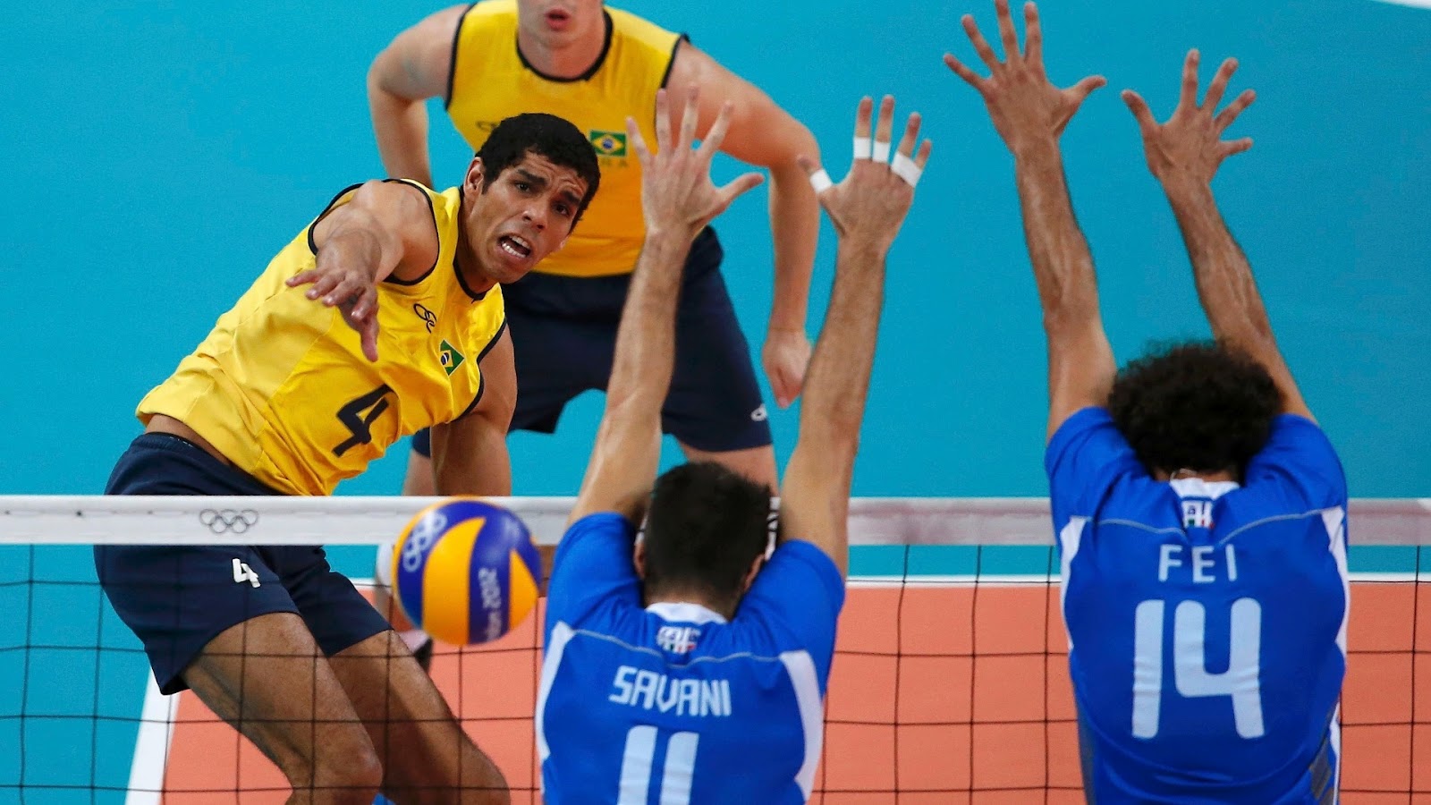 Vôlei Masculino Com autoridade, Brasil derrota