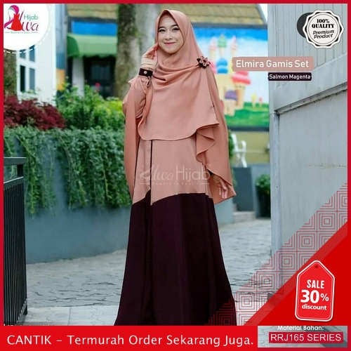 Jual RRJ165S185 Set Syari Elmira Wanita Ik Terbaru Trendy BMGShop