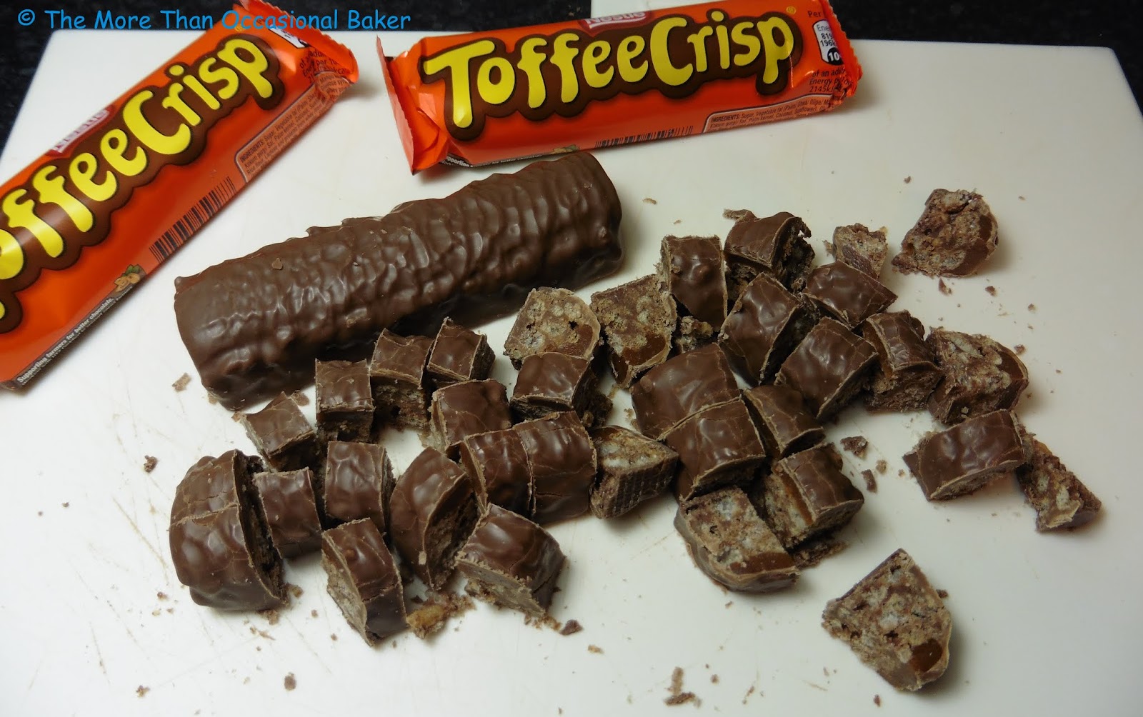 The more than occasional baker Toffee Crisp Cookies