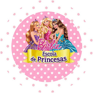 Lembrancinha barbie escola de princesas