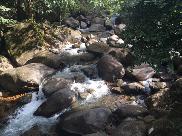 waterfall small waterfall in Thailand