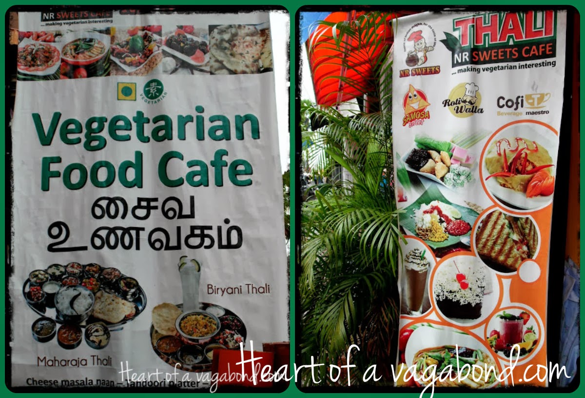 Vegetarian restaurants Indian vegetarian food in Penang Malaysia