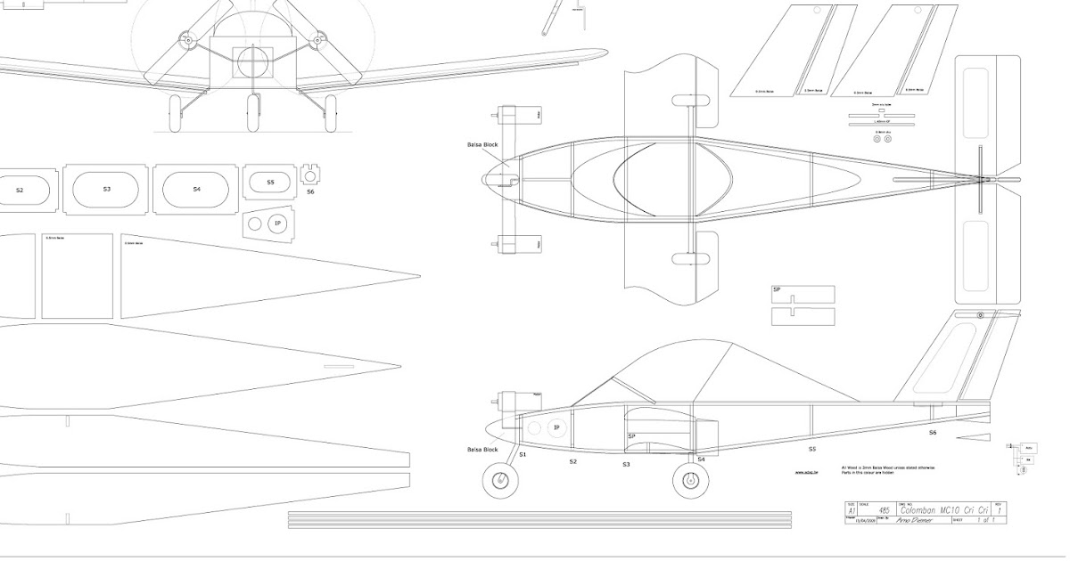 Free model aircraft plans .pdf