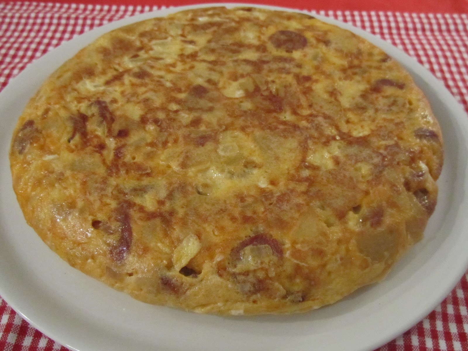 Tortilla de Chorizo | Las Recetas de Marichu.... y las mias