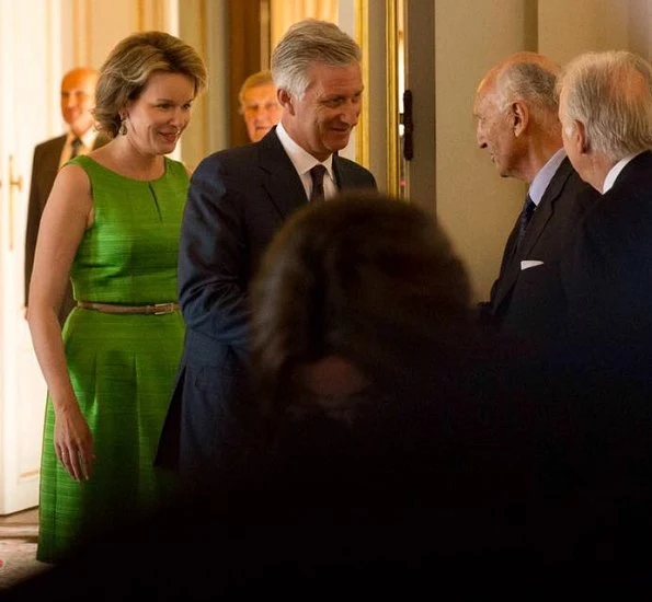 Queen Mathilde held a lunch at the Royal Palace in Brussels for the jury members of the Queen Elisabeth Cello Competition 2017