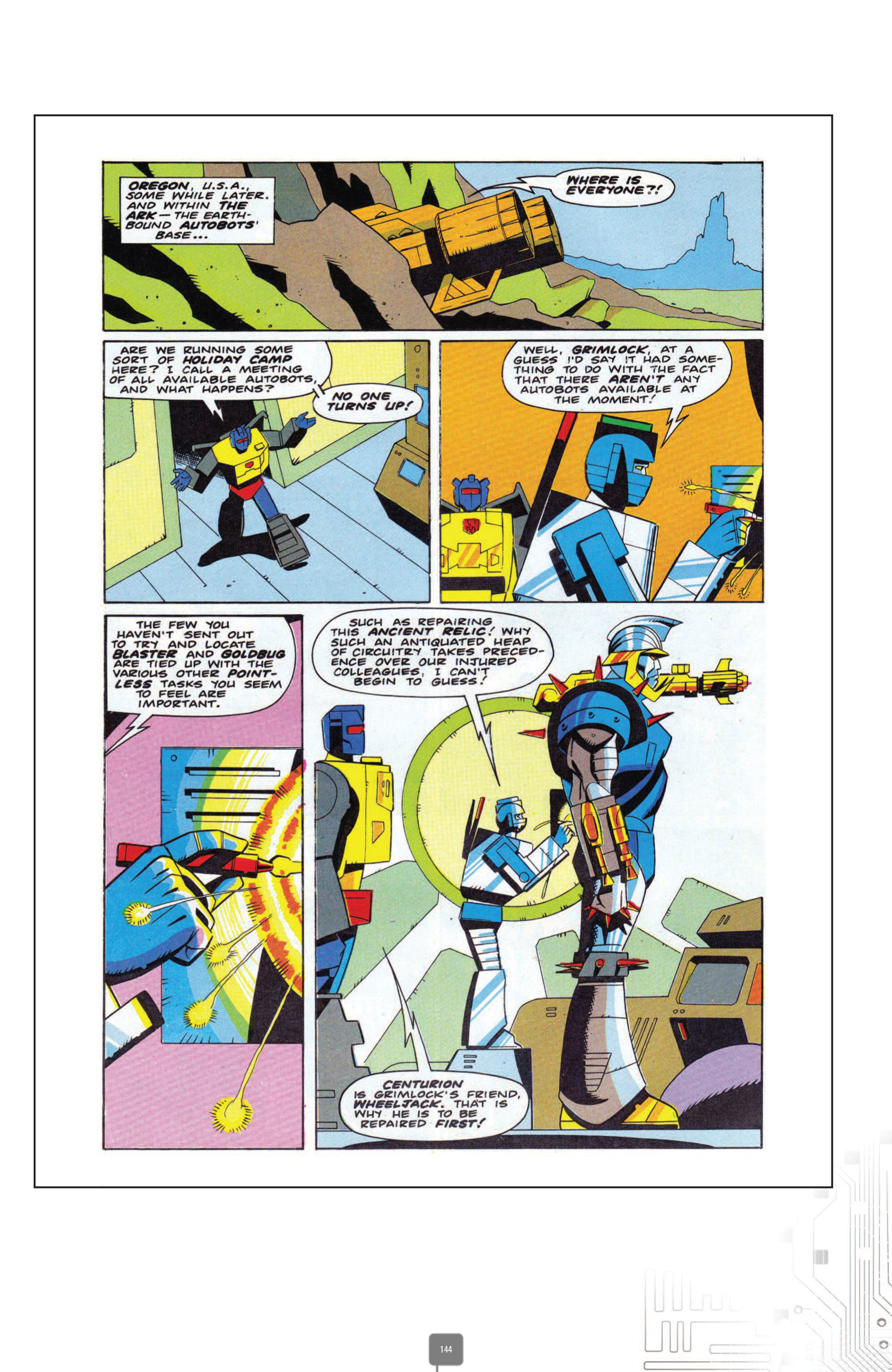 Read online The Transformers Classics UK comic -  Issue # TPB 4 - 144