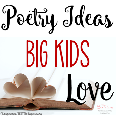 If you're looking for poetry ideas for upper elementary, this post includes reading and writing options.