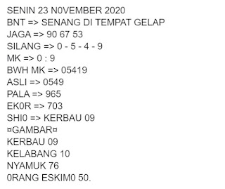Prediksi Syair Sgp 23 November 2020 Keraton4d
