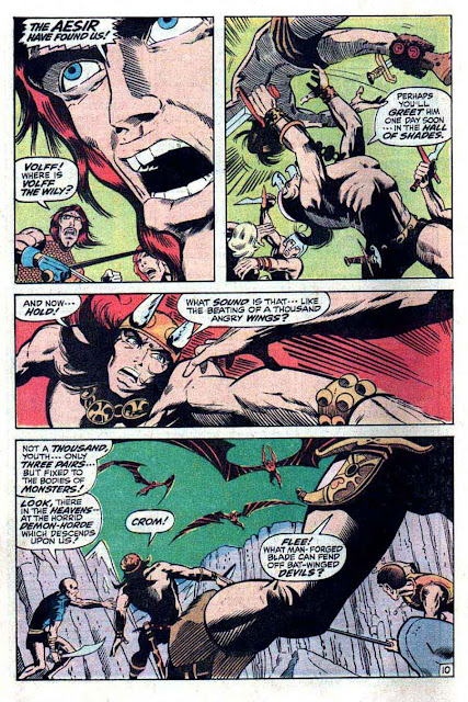Conan the Barbarian v1 #1 marvel comic book page art by Barry Windsor Smith Conan the Barbarian v1 #1 marvel comic book page art by Barry Windsor Smith