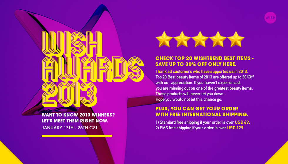 Wishtrend Wish Awards 2013
