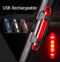 Bicycle Rechargeable Light Safety Warning Lamp