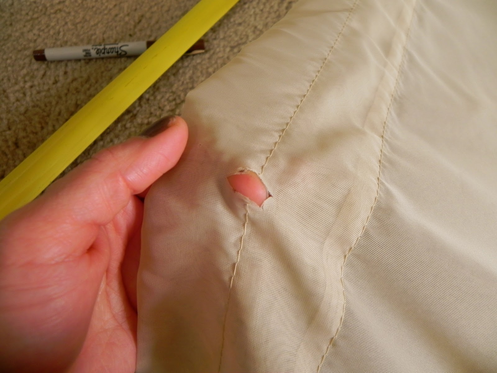 Life Unexpected How To Hang a Curtain Without A Rod