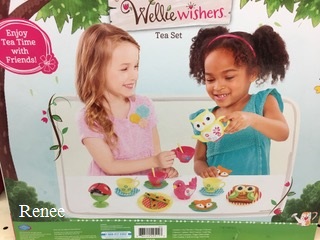 wellie wisher tea set