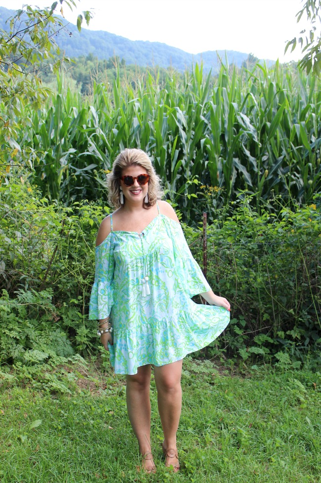 Lilly Pulitzer Off-The-Shoulder Dress