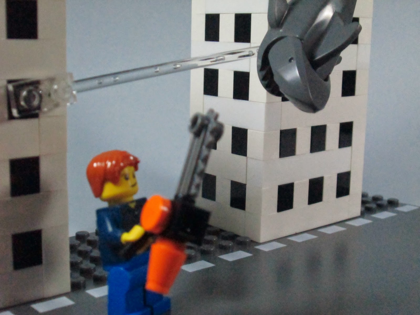 MOC LEGO sobre o filme Sharknado 2