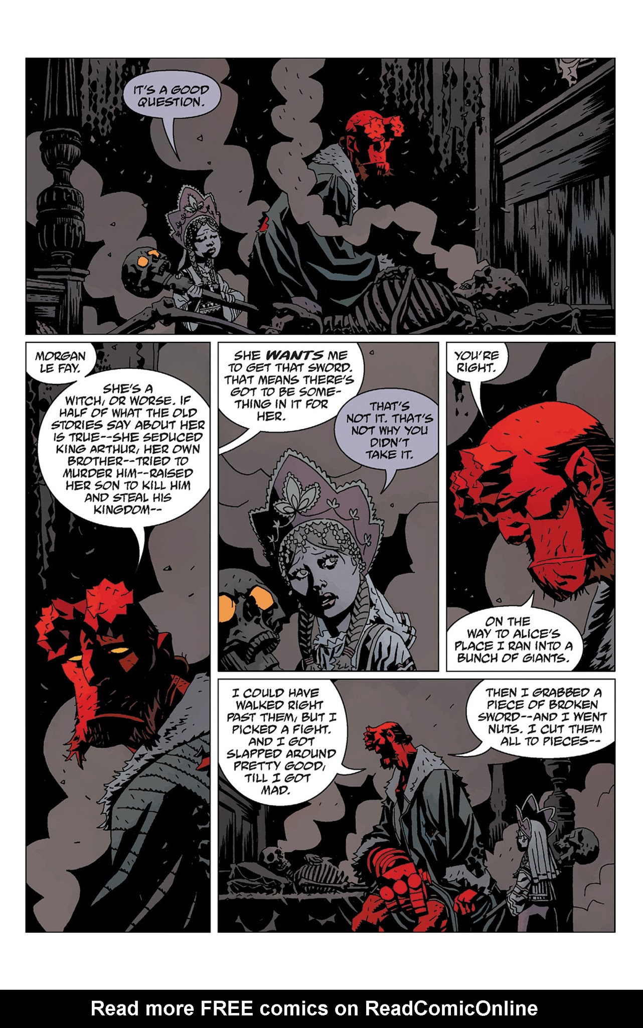 Read online Hellboy: The Wild Hunt comic -  Issue # TPB - 159