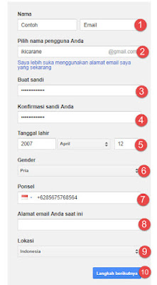 Cara Daftar Email Google (Gmail)
