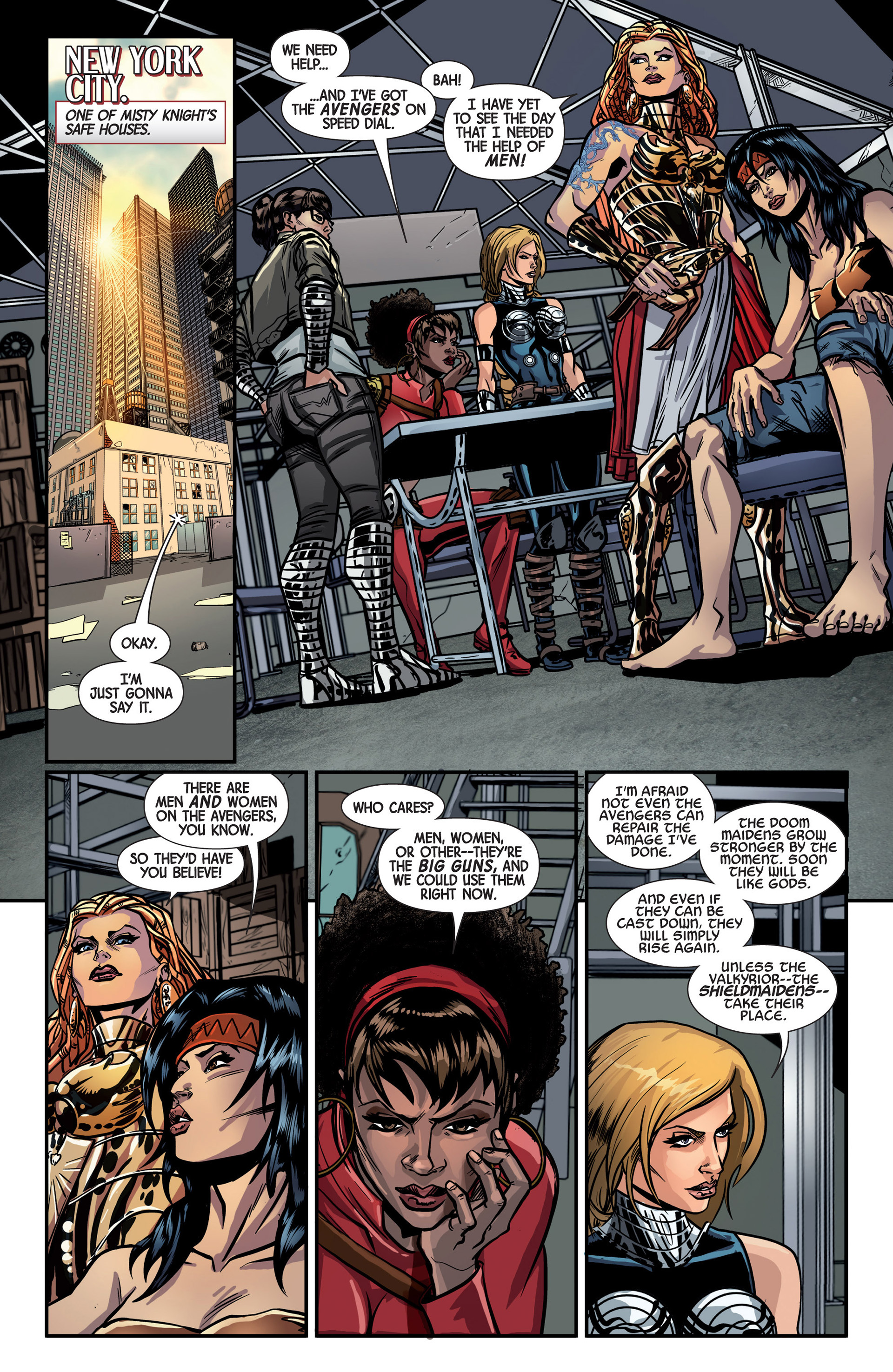 Read online Fearless Defenders comic -  Issue #4 - 13