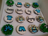 football theme cupcakes