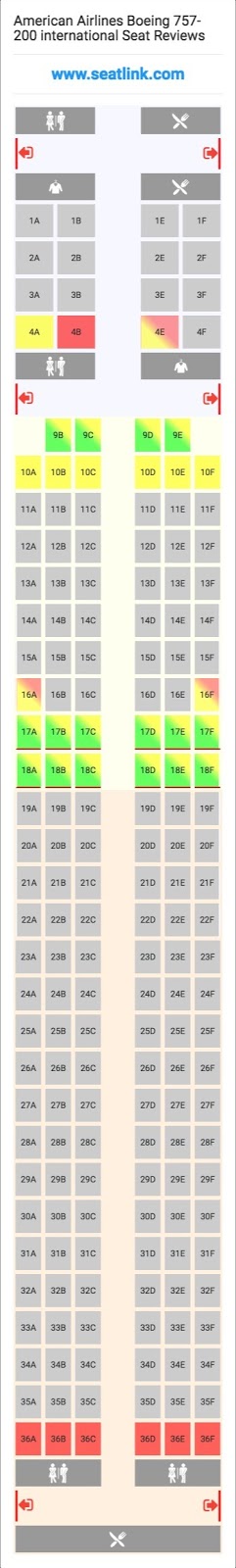 Boeing 737 800 Jet Seating Chart American Airlines