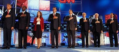 Candidates at GOP debate