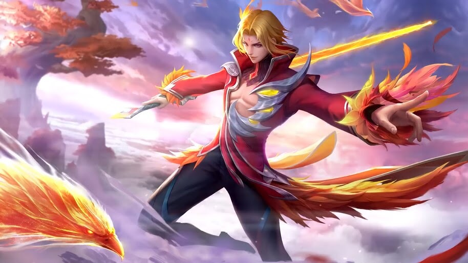 Ling, Fiery Dance, Skin, Mobile Legends, 4K, #7.299