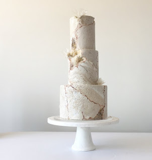 K'Mich Weddings - wedding planning - wedding geode white cake - Jasmine Rae Cakes