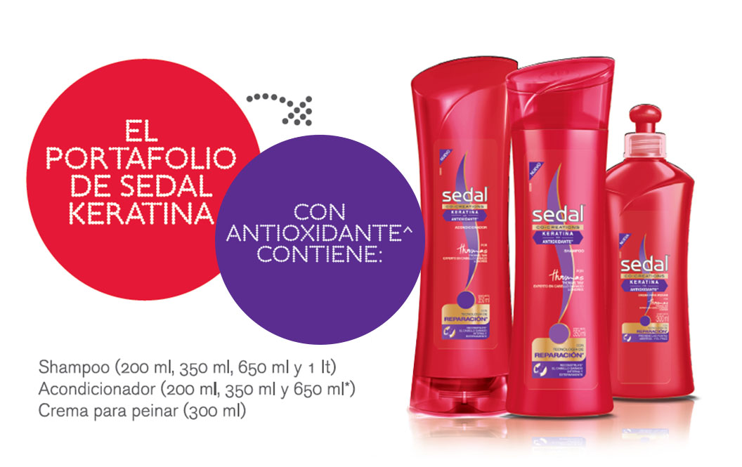 Sweet&Style NUEVA LÍNEA DE SEDAL “KERATINA CON ANTIOXIDANTE”