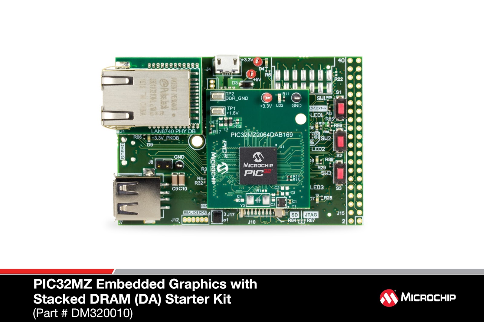 Mikrokontrolery PIC PIC32MZ DA wypasiony mikrokontroler 32bitowy z "kartą grafiki" na pokładzie.