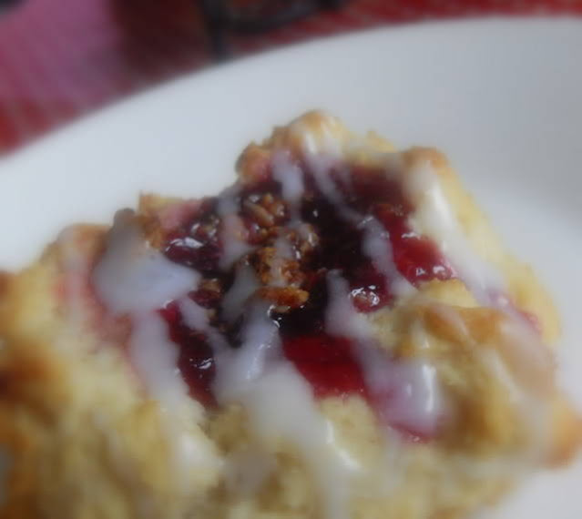 Cherry Granola Breakfast Buns