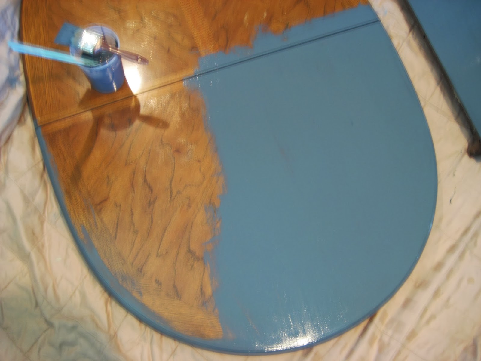 Salt Marsh Cottage Faux Zinc TabletopSuper Easy Tutorial