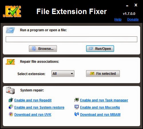 修復遺失的檔案關聯，讓檔案找到對的開啟程式，File Extension Fixer V1.7.0.0 繁體中文綠色免安裝版！