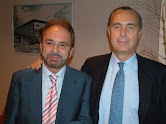 Con Luis Alberto de Cuenca Premio Nacional de Poesía