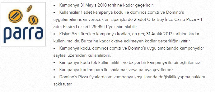 DOMİNOS PİZZA MENÜ FİYAT LİSTESİ VE KAMPANYALAR Mekan Arama Motoru