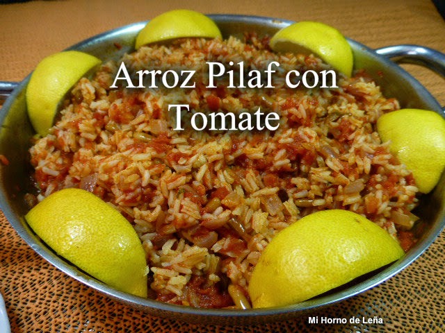 Arroz pilaf con tomate