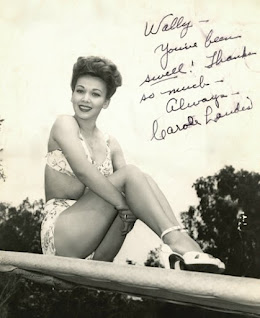Carole Landis 1947 Autograph Carole Landis 1947 Autograph