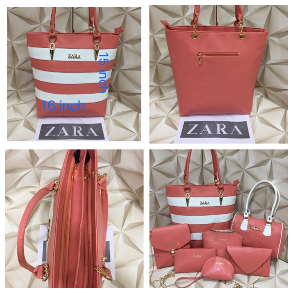Branded Products Zara Bags, 7 piece combo, 6 Designs