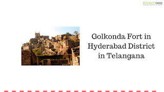 Golkonda Fort in Hyderabad District in Telangana