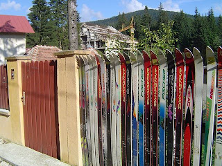 Arte y Arquitectura: Esquís para decorar