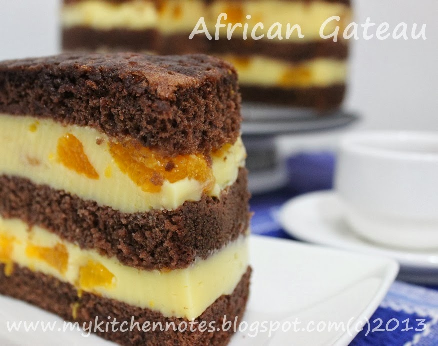 my kitchen notes NCC Chocolate Week African Gateau