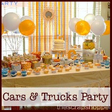 Cars and trucks birthday party