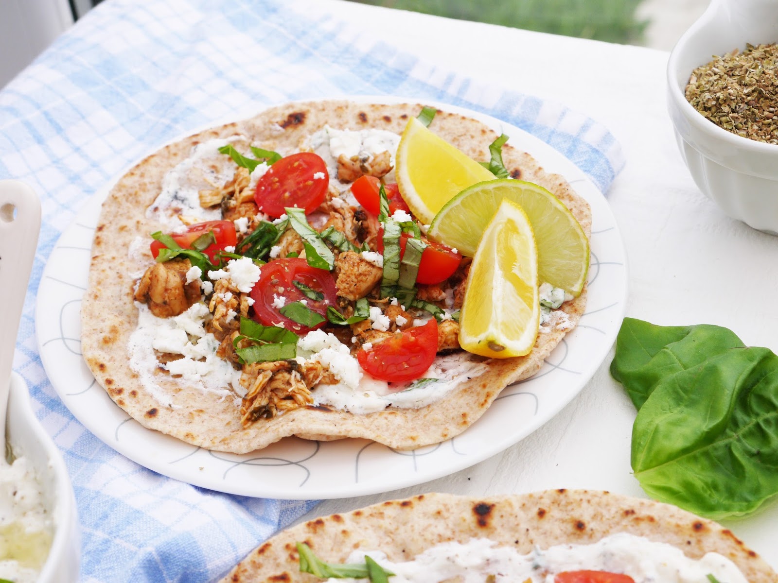 This Muslim Girl Bakes Smoky Paprika Lemon Chicken Wraps + Basil Feta
