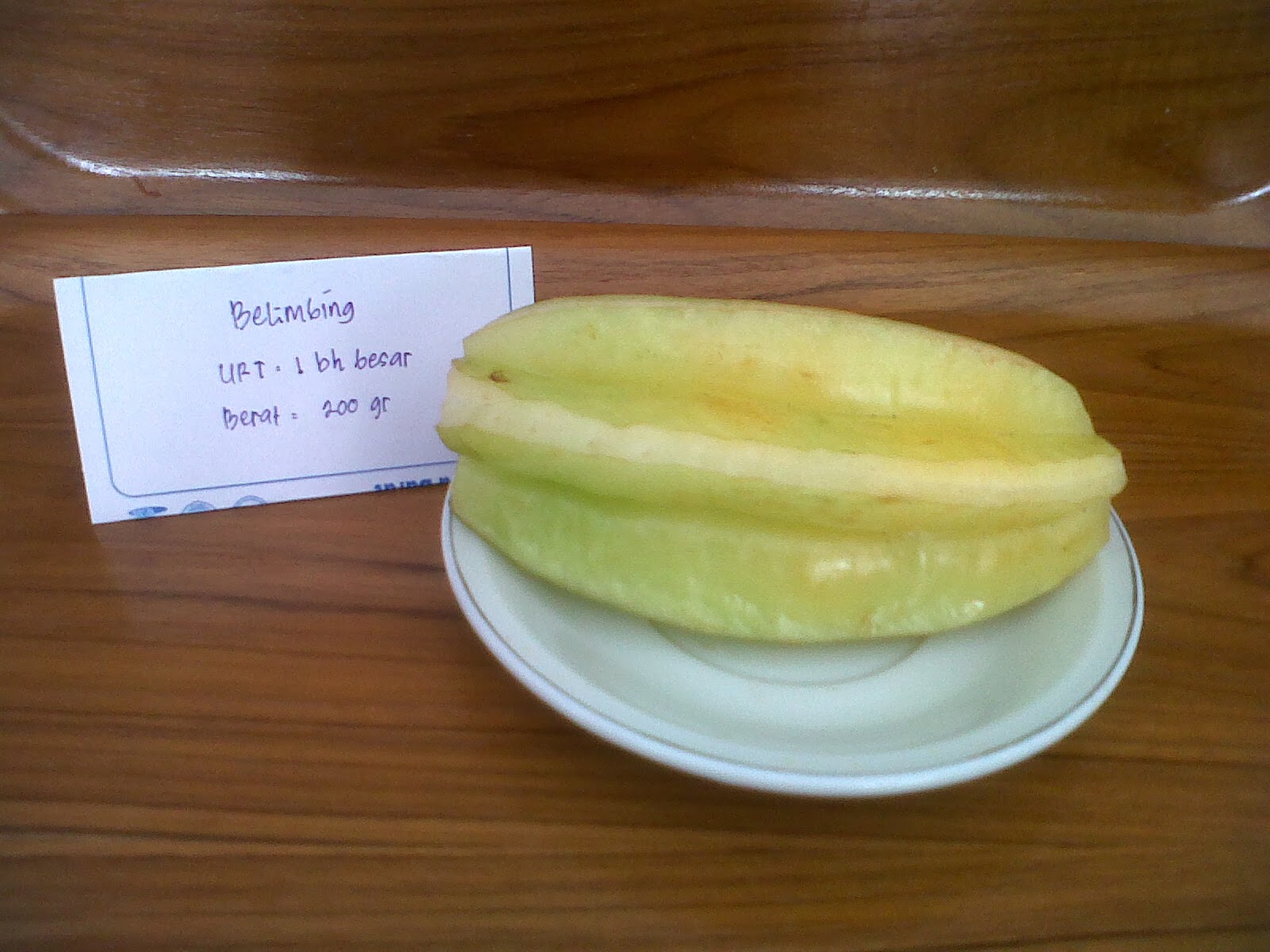 boyzisal area Ukuran Rumah Tangga (URT) Buahbuahan